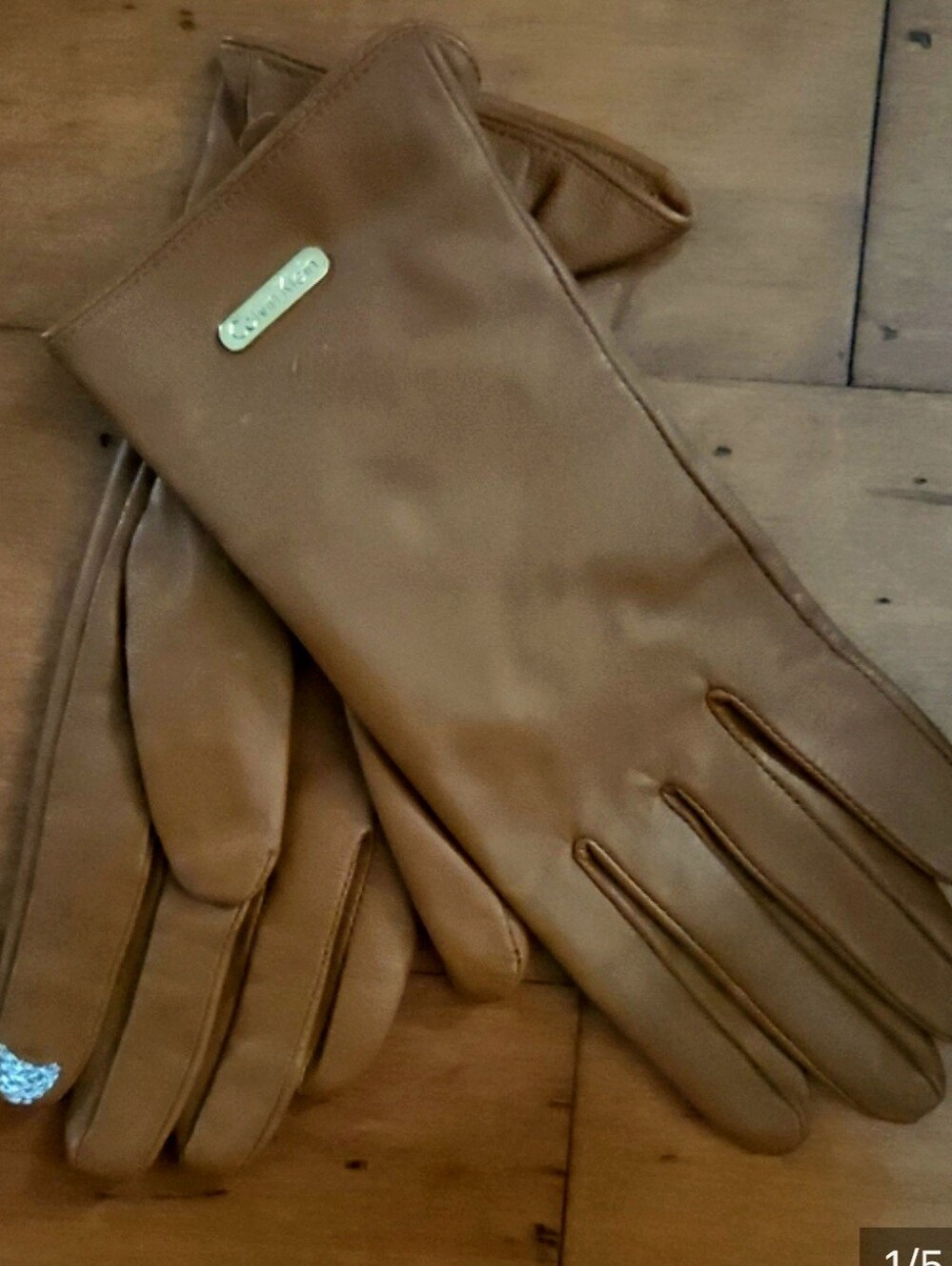 Calvin Klein Leather Gloves